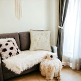 Ava White - White Cotton Linen Throw Cushion Cover