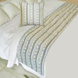 Timeless Stripes Decorative Bed Runner and Cushion Cover