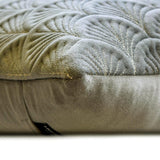 Enchanted Gray - Gray Velvet Throw Cushion Cover