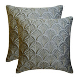 Enchanted Gray - Gray Velvet Throw Cushion Cover