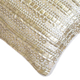 Argent Aura - Silver Linen Throw Cushion Cover