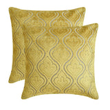 Velvet Majestic Chartreuse - Chartreuse Velvet Throw Cushion Cover