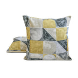 Playful Palette Chartreuse - Chartreuse Green Cotton Canvas Throw Cushion Cover