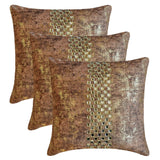 Gold Shards - Gold Velvet Throw Cushion Cover
