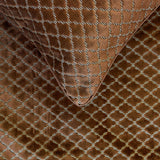 Geolux Legacy Brown - Velvet Brown Decorative Bed Runner and Cushion Cover