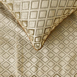 Auric Gem - Velvet Gold Decorative Bed Runner and Cushion Cover