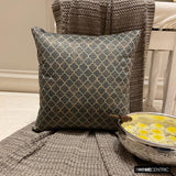 Nour Charcoal - Charcoal Velvet Throw Cushion Cover