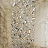 Gilted Sparkle - Gold Jacquard Throw Cushion Cover