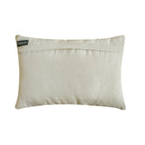 Jeweled Esme - Silver Jacquard Lumbar Cushion Cover