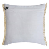 Autumn Serenade - Beige & Gray Velvet Decorative Throw Cushion Cover