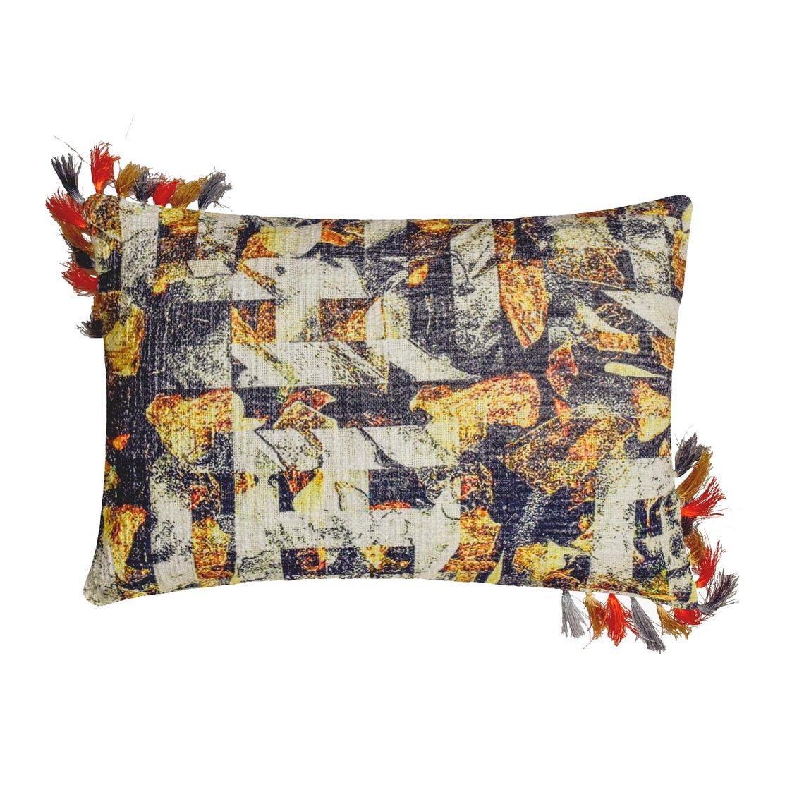 Twilight Ember Lumbar Cushion Cover