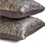 Silvery Lavender - Lavender Jacquard Decorative Lumbar  Cushion Cover