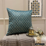 Nour Teal - Teal Velvet Throw Cushion Cover