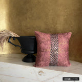 Rust Shards - Rust Velvet Throw Cushion Cover