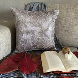 Burnished Lavender - Lavender Jacquard Throw Cushion Cover
