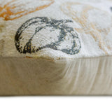 Spiced Pumpkin - Orange Woven Jacquard Pumpkin Throw Cushion Cover