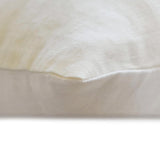 Pearl Kissed Pumpkin - White Linen Modern Decorative Throw Cushion Cover