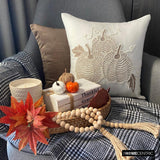 Pearl Kissed Pumpkin Throw Cushion Cover