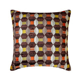 Orange Shapes Throw Cushion Cover
