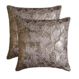 Burnished Lavender - Lavender Jacquard Throw Cushion Cover