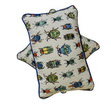 Handmade decorative throw pillow cover in rich velvet fabric with intricate embroidered pattern — elegant cushion cover for sofa, couch, or bedroom decor.