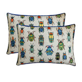 Handmade decorative throw pillow cover in rich velvet fabric with intricate embroidered pattern — elegant cushion cover for sofa, couch, or bedroom decor.