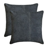 Spotted Spooks - Charcoal Velvet Decorative Throw Cushion Cover