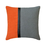 Dark Houndstooth Throw Cushion Cover