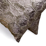 Silvery Lavender - Lavender Jacquard Decorative Lumbar  Cushion Cover