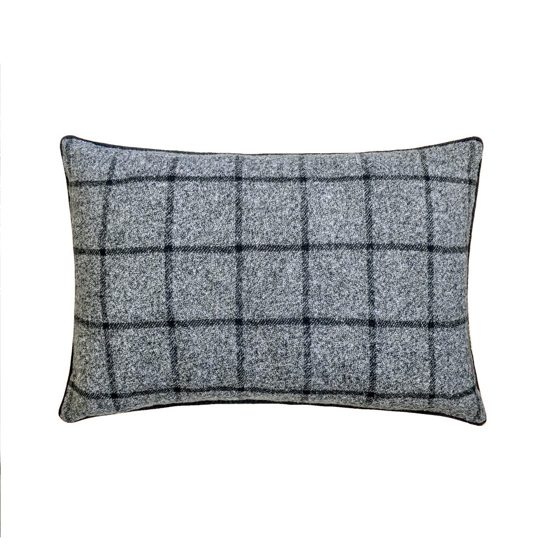 Woolly Plaid Lumbar Cushion Cover
