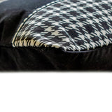 Hocus Pocu - Black & White Cotton Black Home Decor Lumbar Cushion Cover