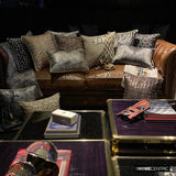 Zebra Crossing - Black N White Velvet Throw Cushion Cover