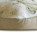 Pumpkin Fox - Green Woven Jacquard Home decor Throw Cushion Cover