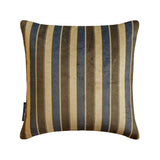 Stripe Flow Blue - Blue Velvet Stripes Throw Cushion Cover