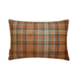 Plaidflow Orange Lumbar Cushion Cover