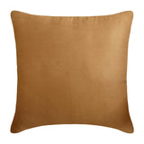 Stripe Flow Orange - Orange Velvet Stripes Throw Cushion Cover