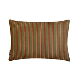 Parallel Stripes Green Lumbar Cushion Cover