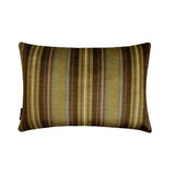 Linear Stripe Olive Lumbar Cushion Cover
