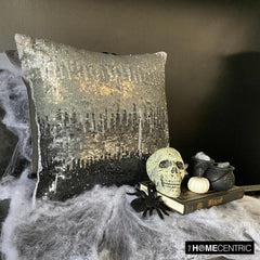 Knight Of Soul - Gray Art Silk Decorative Euro Sham