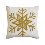 Gold Flake Throw Cushion Cover