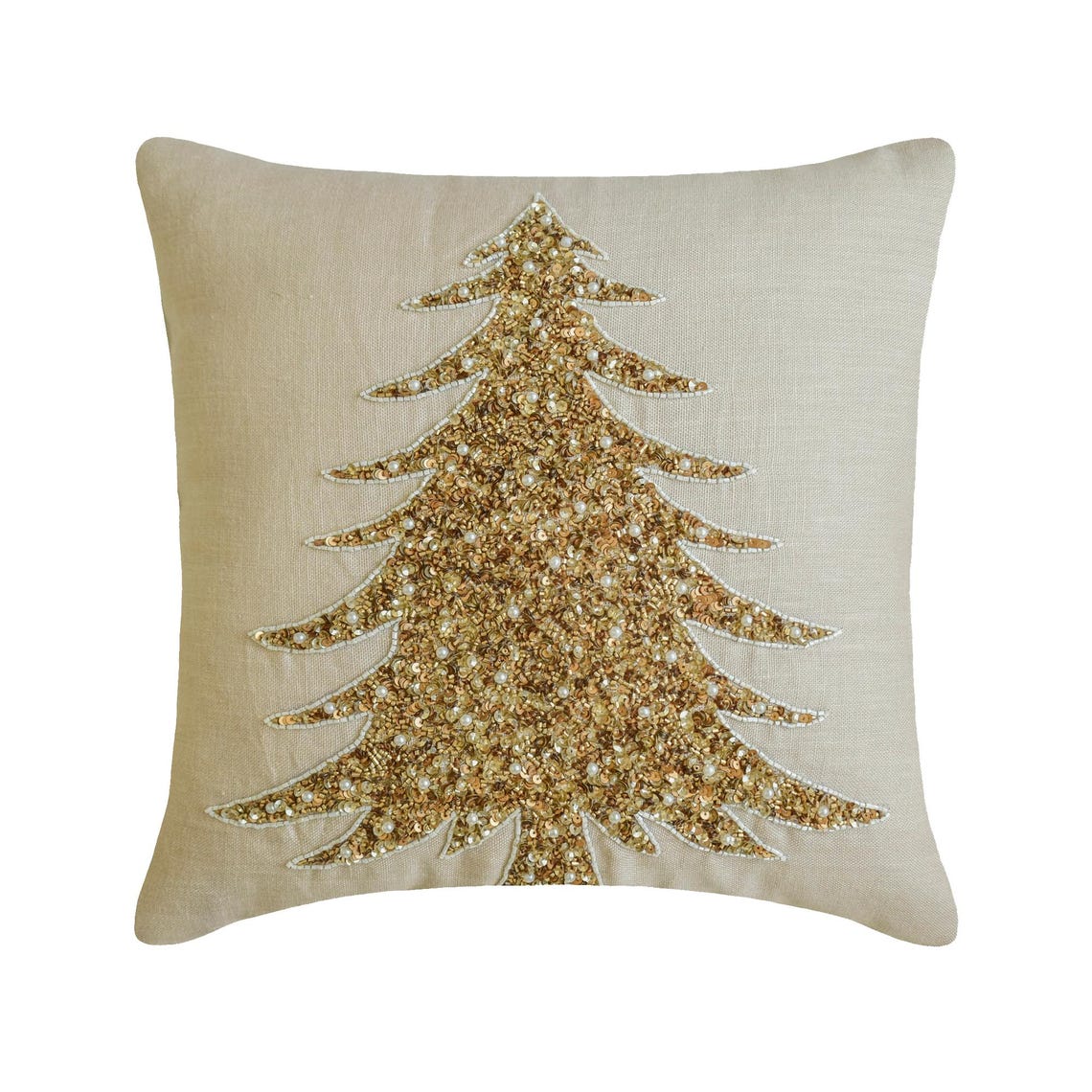 Glittering Pine Throw Cushion Cover