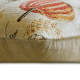 Pumpkinella - Orange Woven Jacquard Decorative Lumbar  Cushion Cover