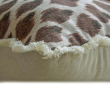 Cozy Critters - Brown Jacquard Autumn Throw Cushion Cover