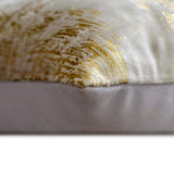 Ornamental Tree - Gold Velvet Decorative Throw  Cushion Cover