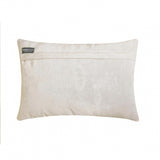 Merry Christmas - Gold Velvet Decorative Lumbar Cushion Cover