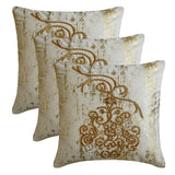 Luxe Ornament - Gold Velvet Decorative Throw  Cushion Cover