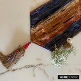 Ombre - Velvet Grey, Gold Decorative Table Runners