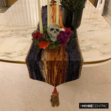 Ombre - Velvet Grey, Gold Decorative Table Runners