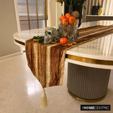 Ombre Treasure - Gold Velvet Decorative Table Runner