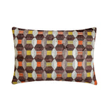 Orange Rhythms Lumbar Cushion Cover